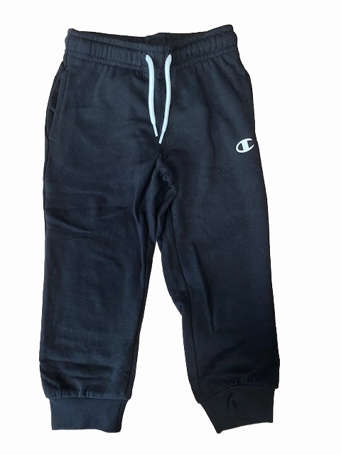 Champion Pantalone da tuta sportivo da bambino Legacy Basic Powerblend con polsino 306456 KK001 NBK nero AntibacterialCoating Wrinkle-Resistant