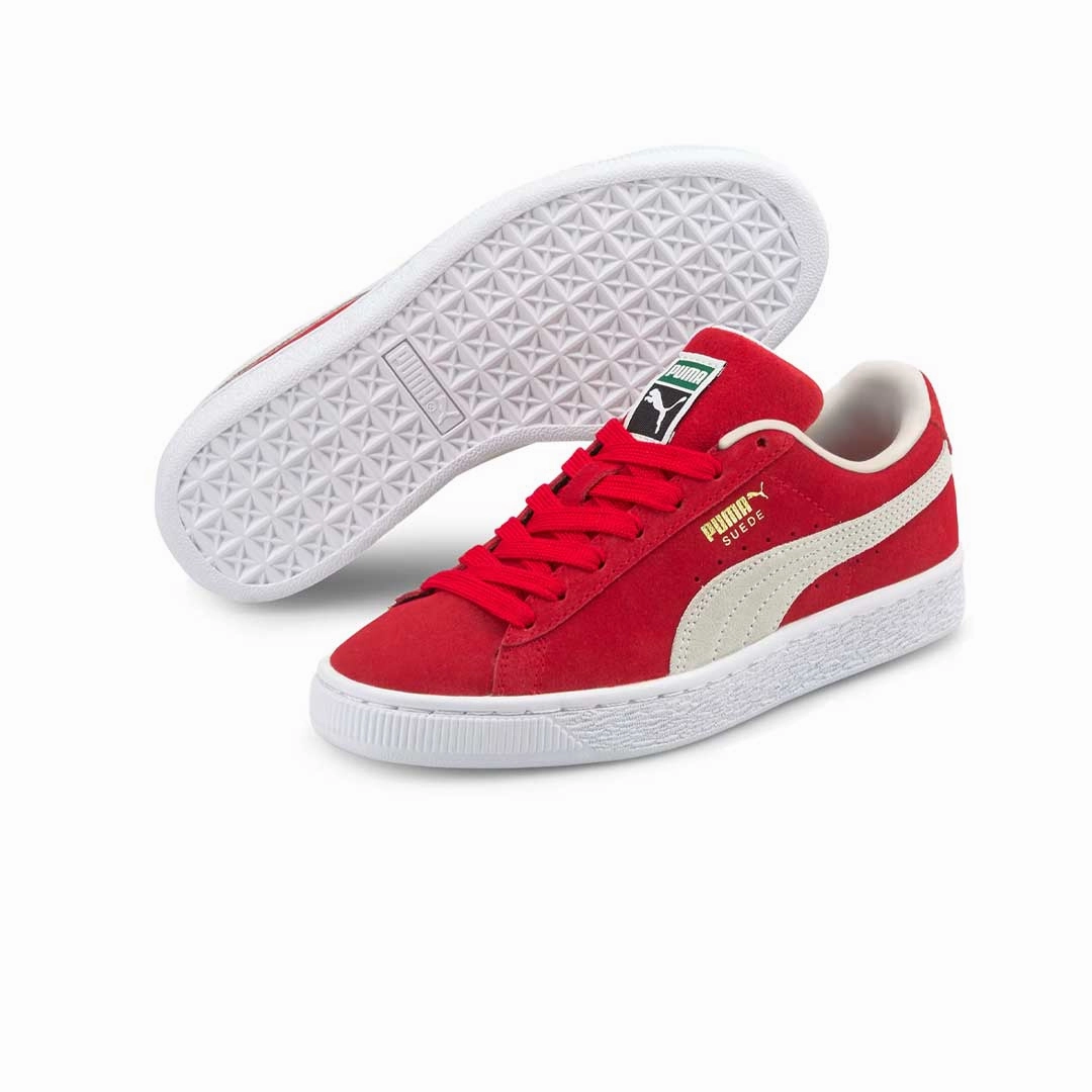 Puma - Kids' (Junior) Suede Classic Shoes (399853 02) Soft Collar Lining Cushioned Heel Cradle