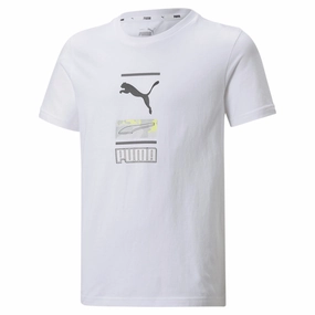 Puma Alpha Graphic Tee B 847281 02 white Soft Layer