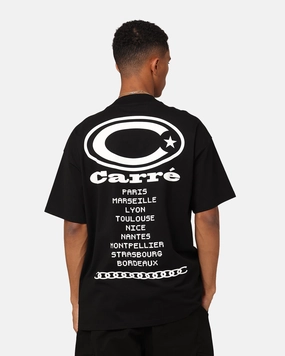 Seasonal Fashion QuickDryTechnology Carre C Star Oversized T-Shirt Black