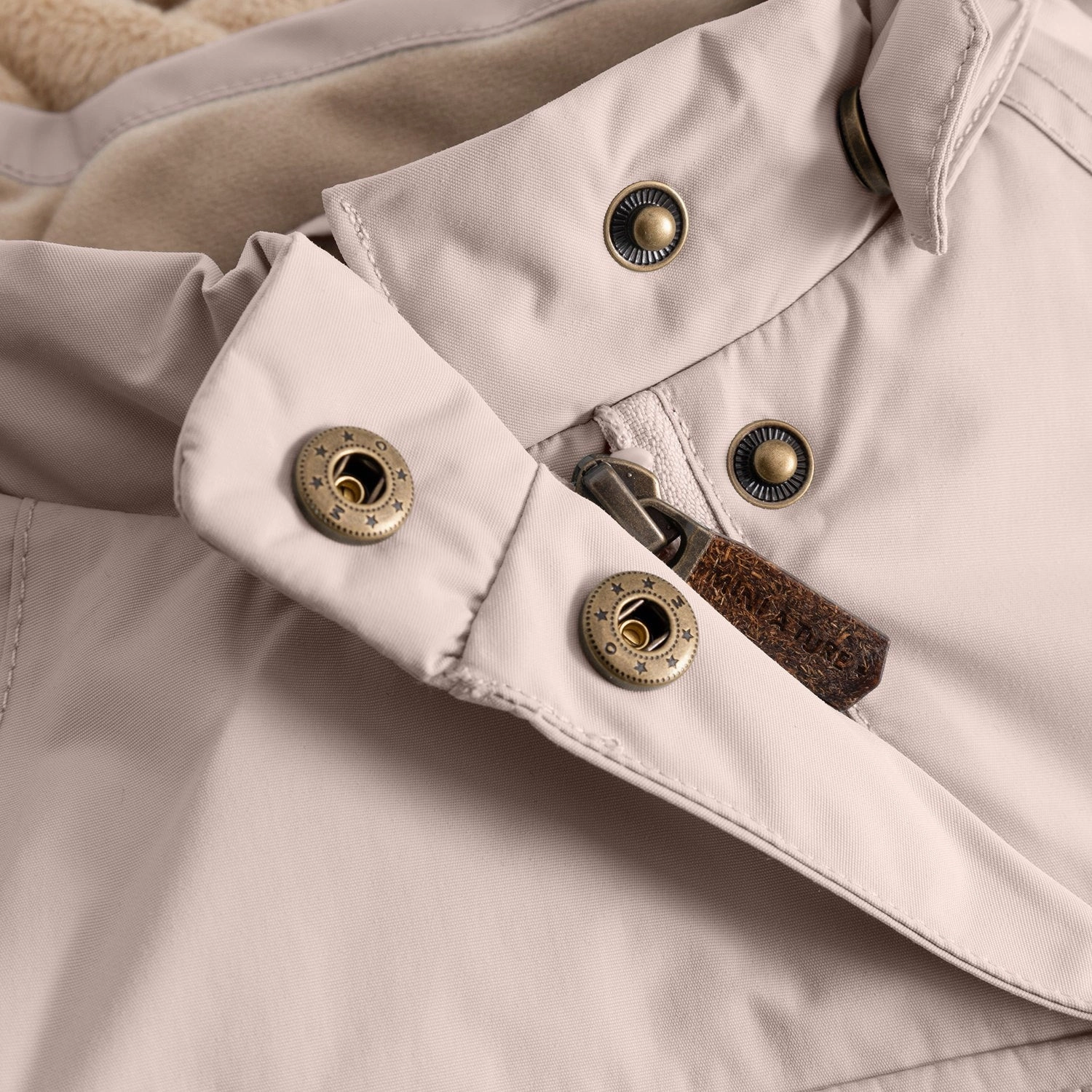 Water Repellent Fabric Mini A ture Cloudy Rose Matwang Fleece Lined Winter Jacket. GRS