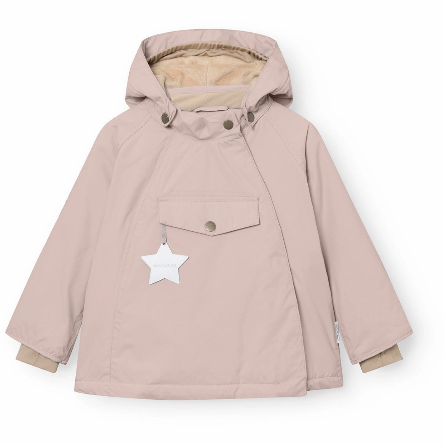 Versatile Layering Options Mini A ture Cloudy Rose Matwang Fleece Lined Winter Jacket. GRS