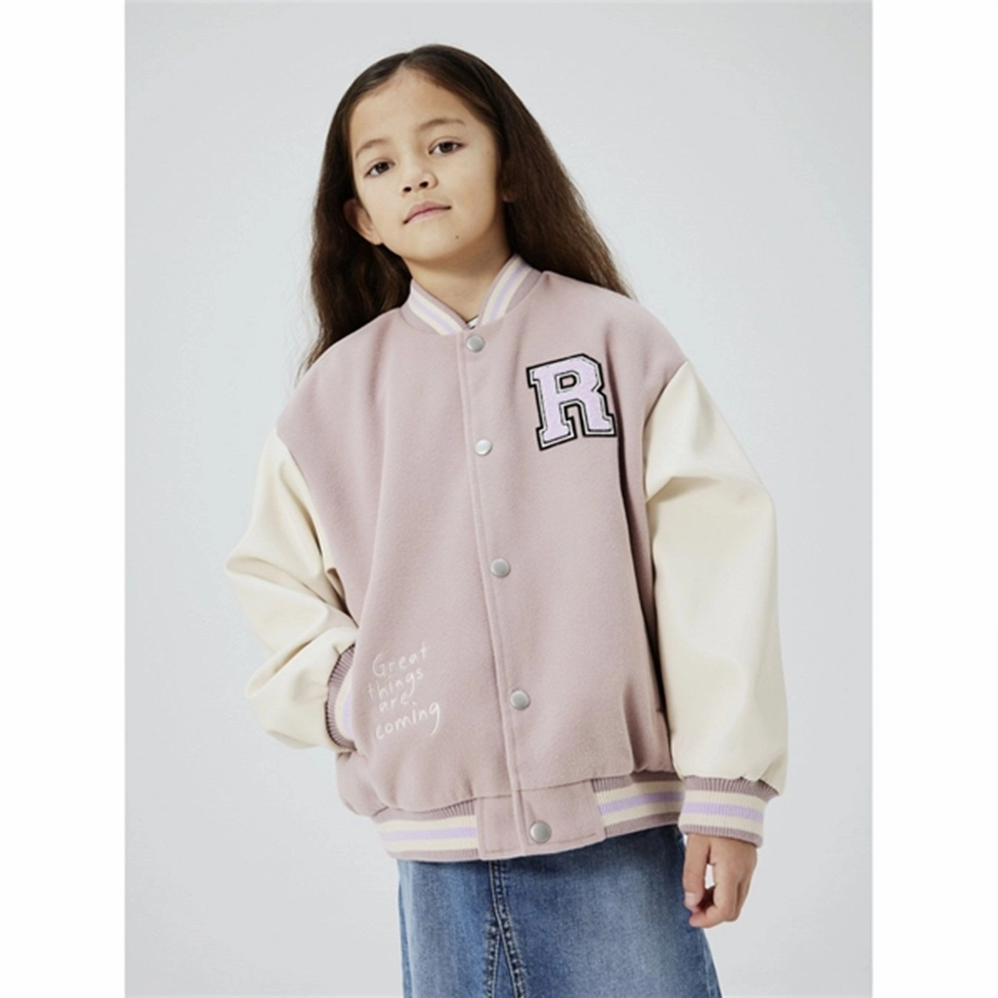 Name it Deauville Mauve Momby Bomber Jacket Soft Fleece