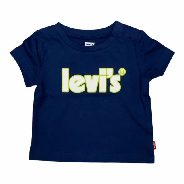 Circular Knit Construction Levi's T-shirt Sleeve Poster Logo 6EE540 estate blue