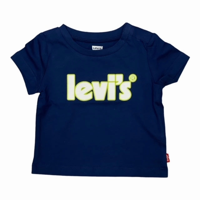 Levi's T-shirt Sleeve Poster Logo 6EE540 estate blue Thermal Regulating Layer Daily Outfit Style
