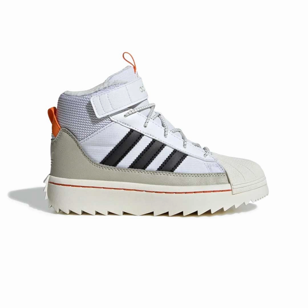adidas - Kids' (Preschool) Superstar Winter Trek Boots (ID1017) TPE Injection Midsole Vegan Material Options