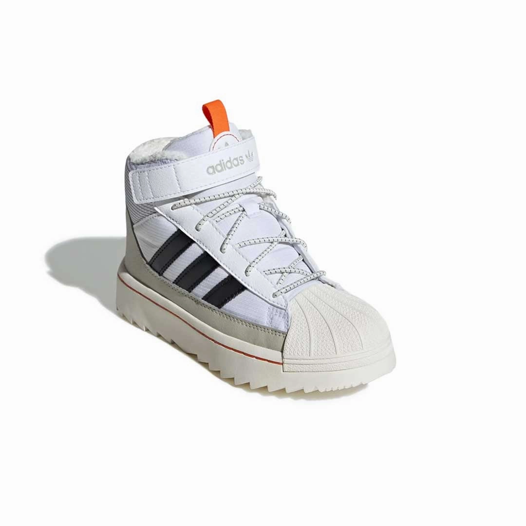 adidas - Kids' (Preschool) Superstar Winter Trek Boots (ID1017) Road Trip Cushioned arch