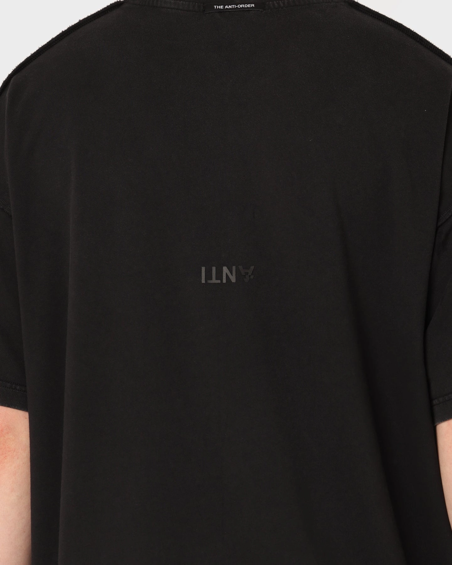 The Anti Order Anti Essential Oversized T-Shirt Black Perfect for Travel Casual Vibe Wear