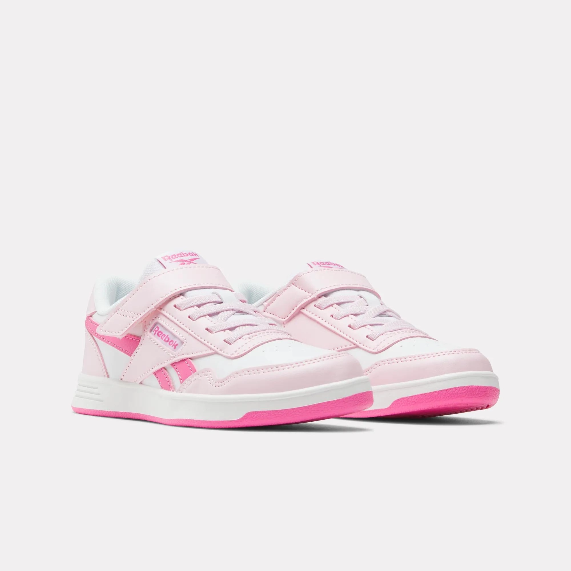 Reebok Court Advance Elastic Lace and Top Strap Shoes Street Grip Secure Lace System