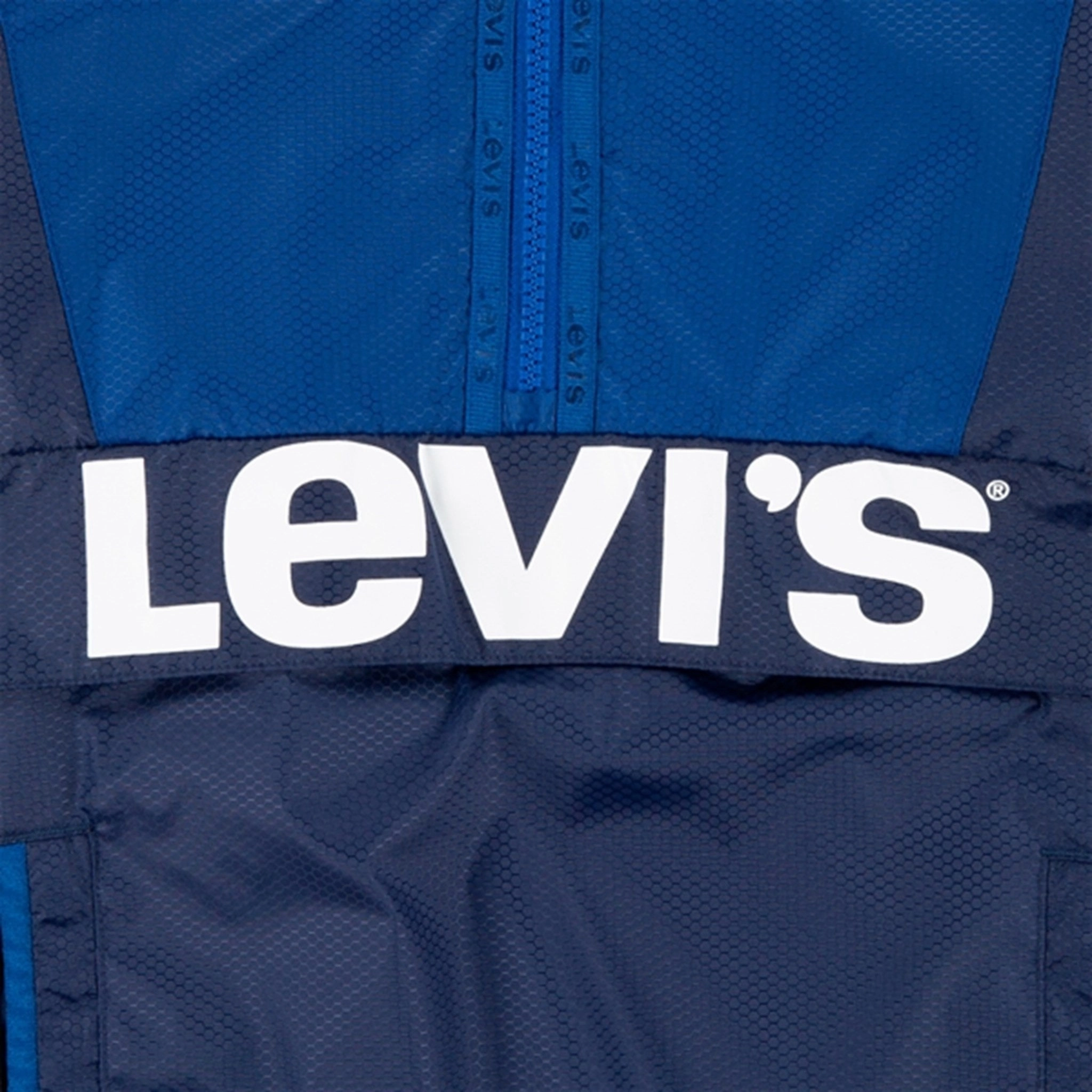 MultiPocketLayout Levi's Colorblocked Anorak Blue