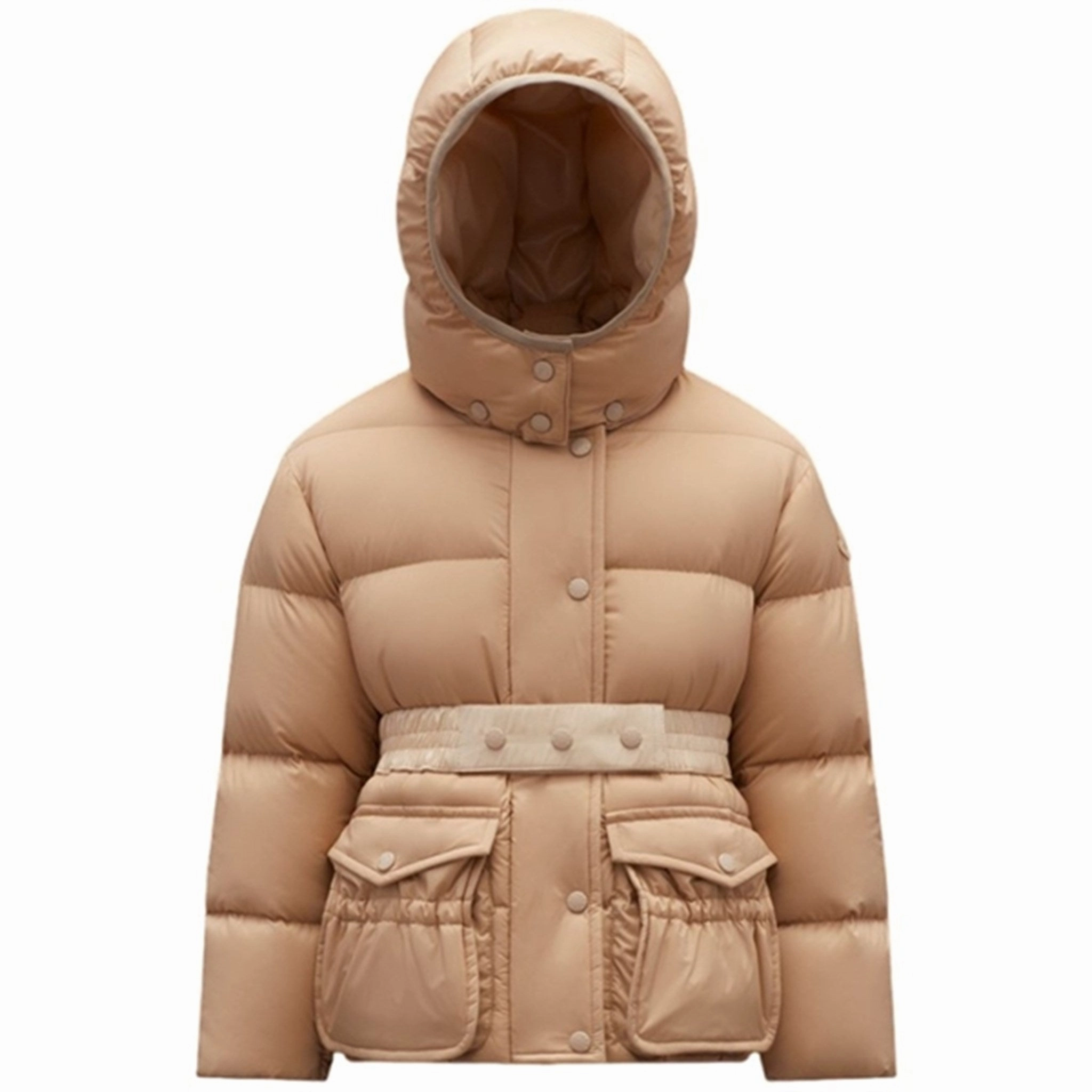 Moncler Careil Giubotto Down Jacket Beige Waterproof Zipper