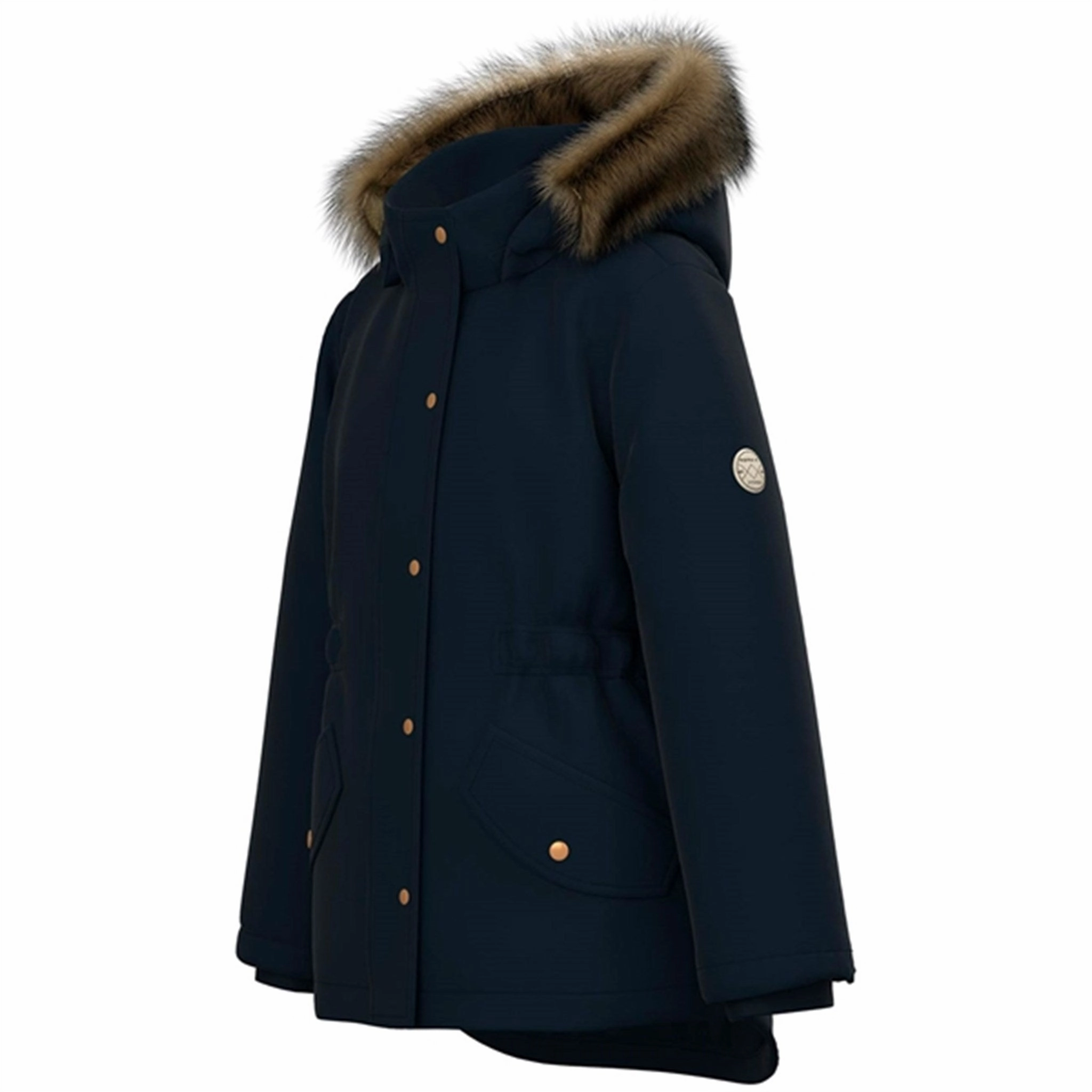 Name it Black Marlin Parka Jacket UV Protection Finish MultiPocket Configuration