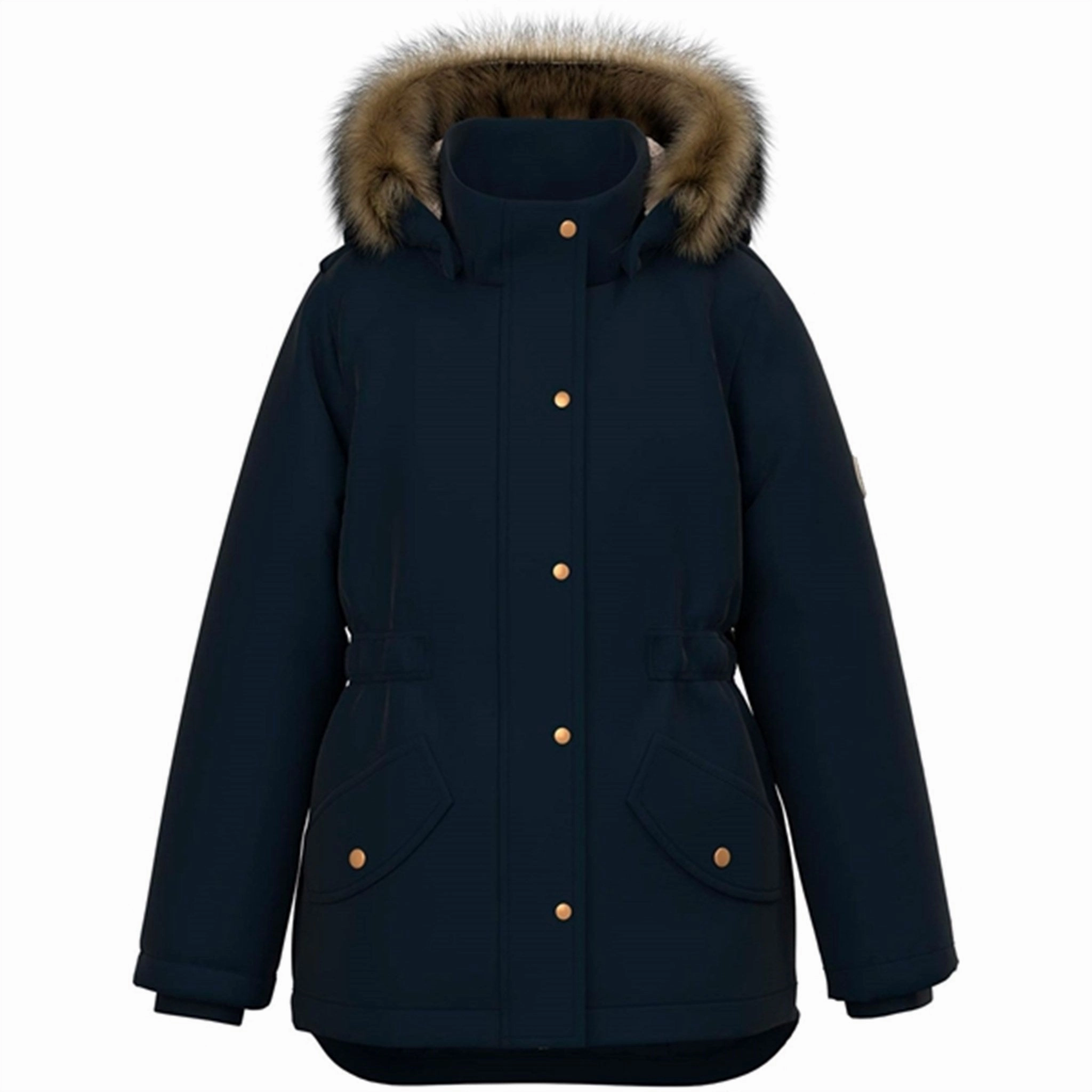 Name it Black Marlin Parka Jacket Comfortable Feel