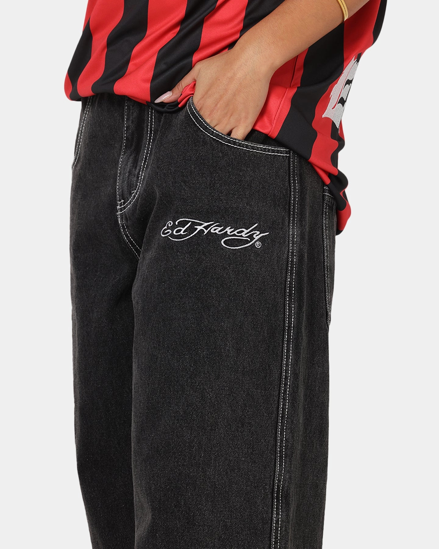 Casual Look Ed Hardy Lucky Jeans Black