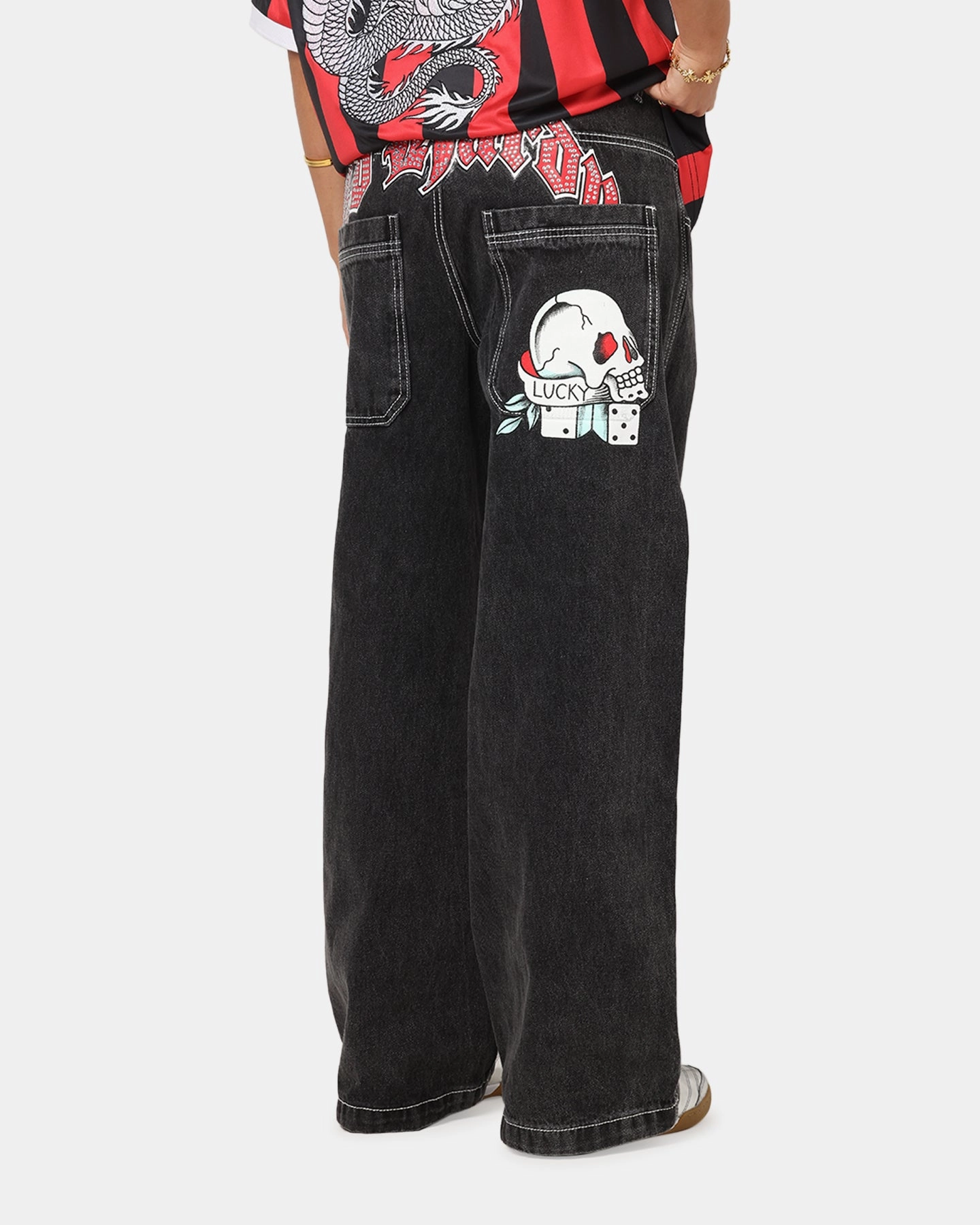 Sport Friendly LightweightInsulation Ed Hardy Lucky Jeans Black
