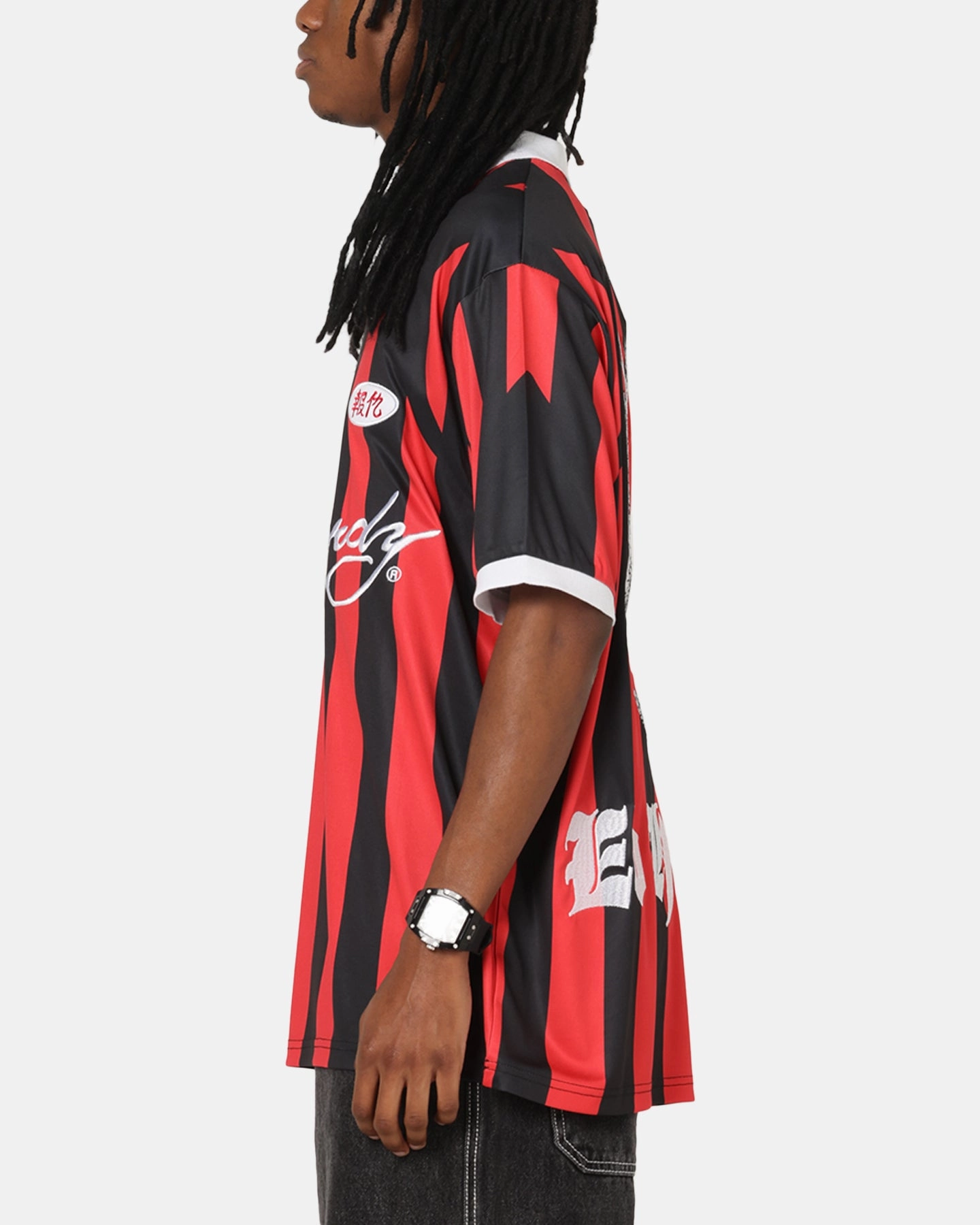 Ed Hardy Shinjuku Jersey Red/Black Reflective Safety Detailing