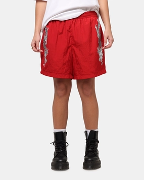 Ed Hardy Tribal Dragon Shorts Red Light and Cozy