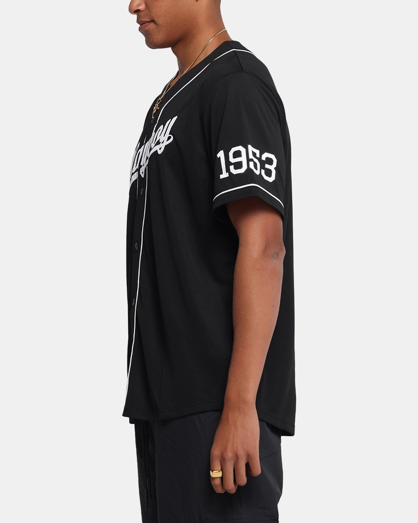 Training Wear Playboy Playboy Bunny Baseball Jersey Black