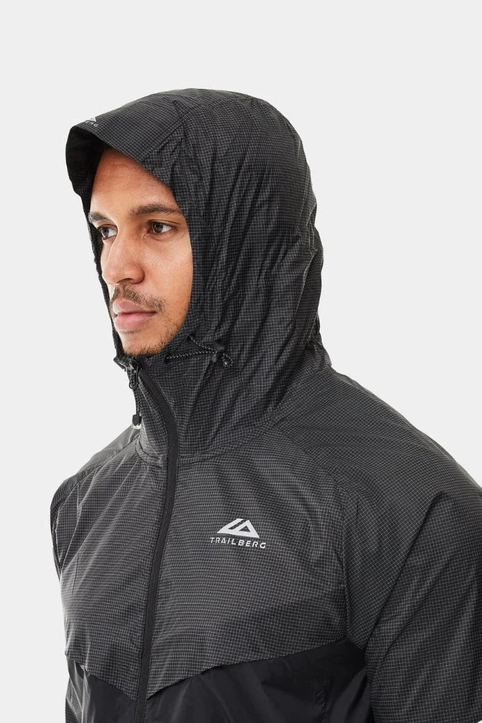 Trailberg Rapid Grid 2.0 Windbreaker Men Emblem Temperature Adaptive Fabric
