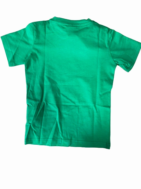 Champion T-shirt da ragazzo manica corta Legacy Graphic 306308 GS004 ELG verde FlexibleKnit Versatile Comfort