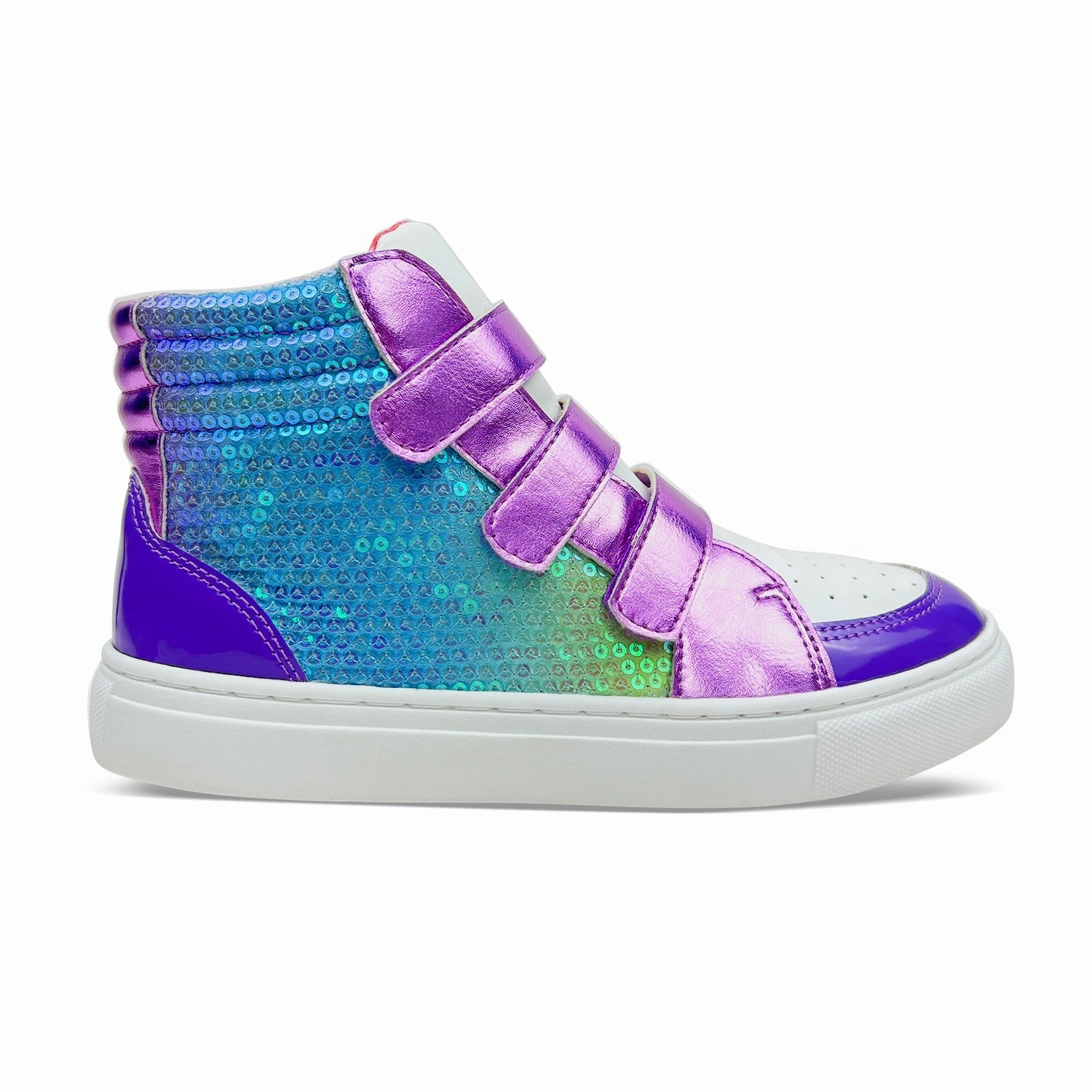 Eco Form Miss Hannah Velcro Sneaker in Purple - Kids
