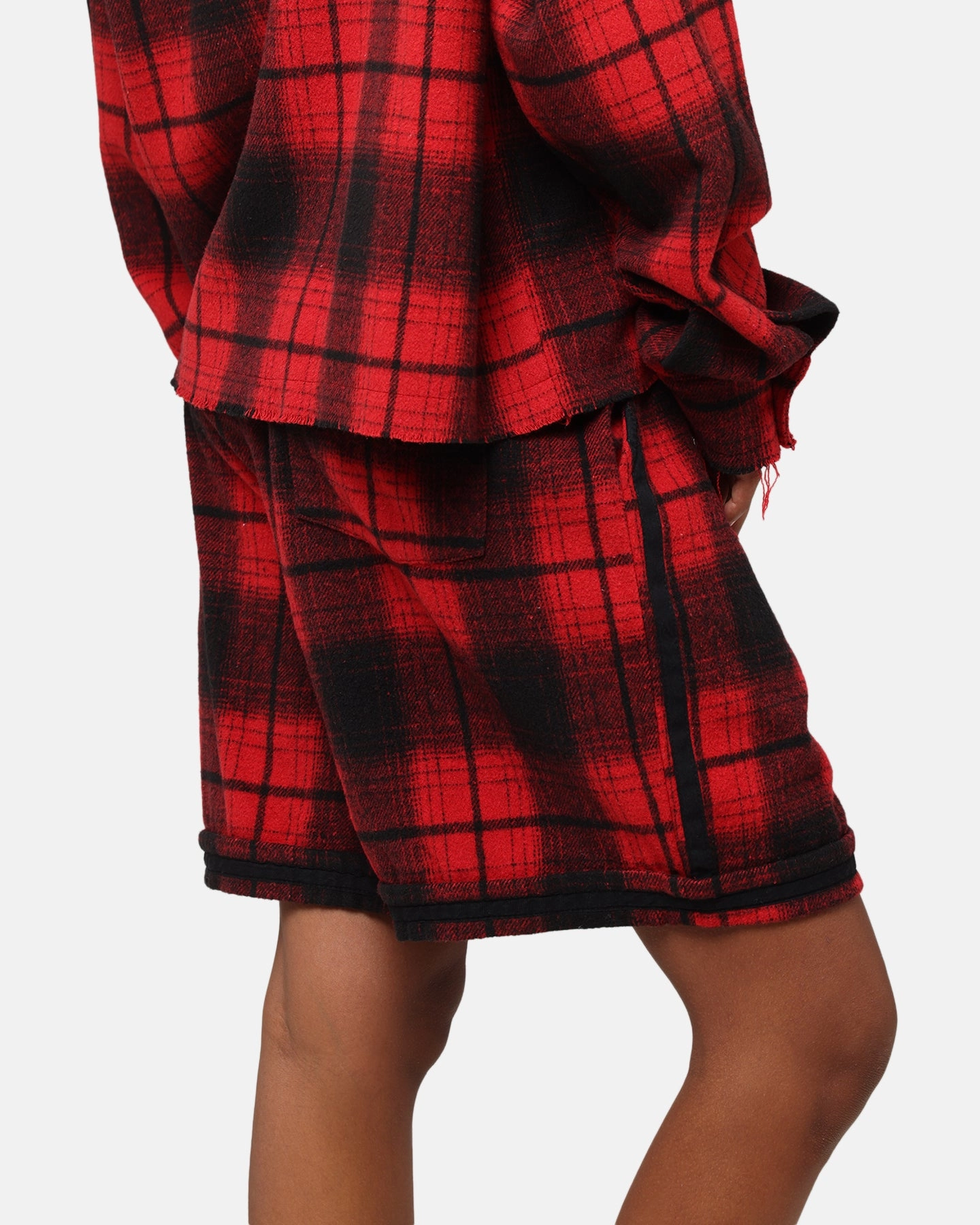 XXIII Plaid Ball Shorts Red ResilientElasticBand Core Basic