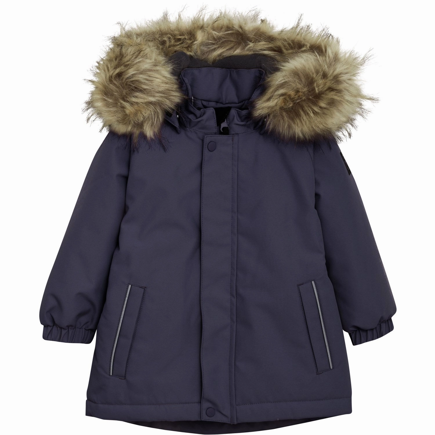 Heat Guard Color Kids Graystone Baby Parka W. Fake Fur