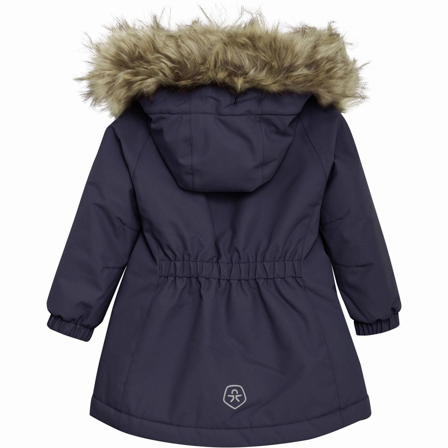Color Kids Graystone Baby Parka W. Fake Fur Noise Free Zippers