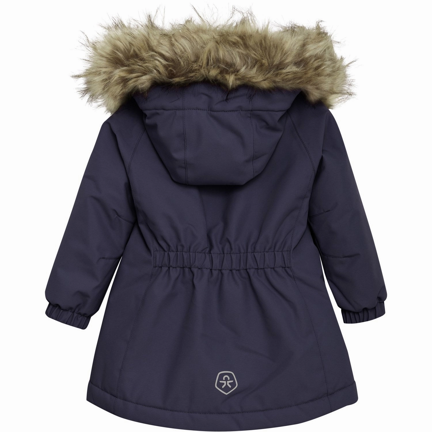 Outdoor Trip Color Kids Graystone Baby Parka W. Fake Fur