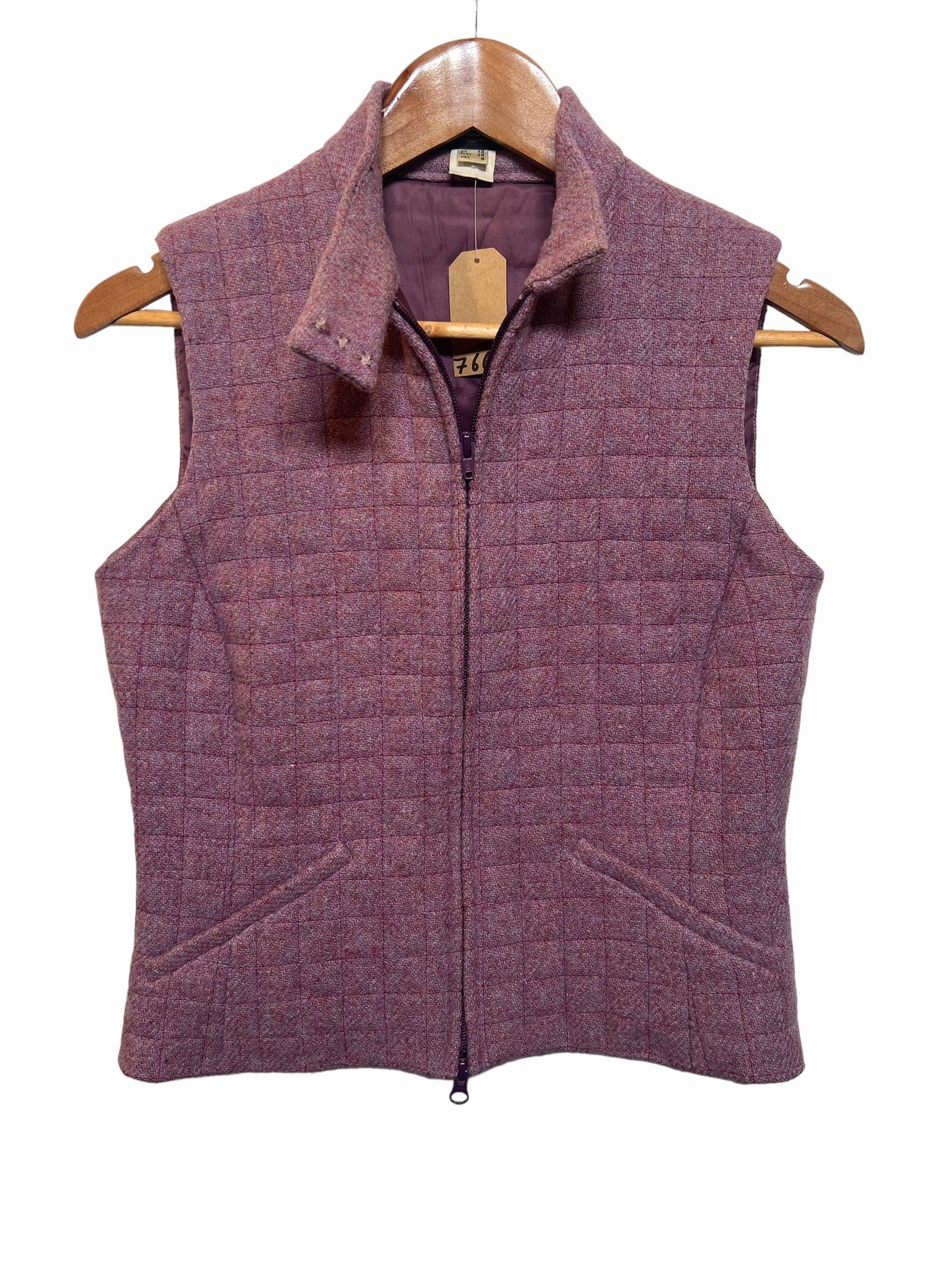 nylon High Collar Support Elspeth Gibson Women??s Gilet (Size M)