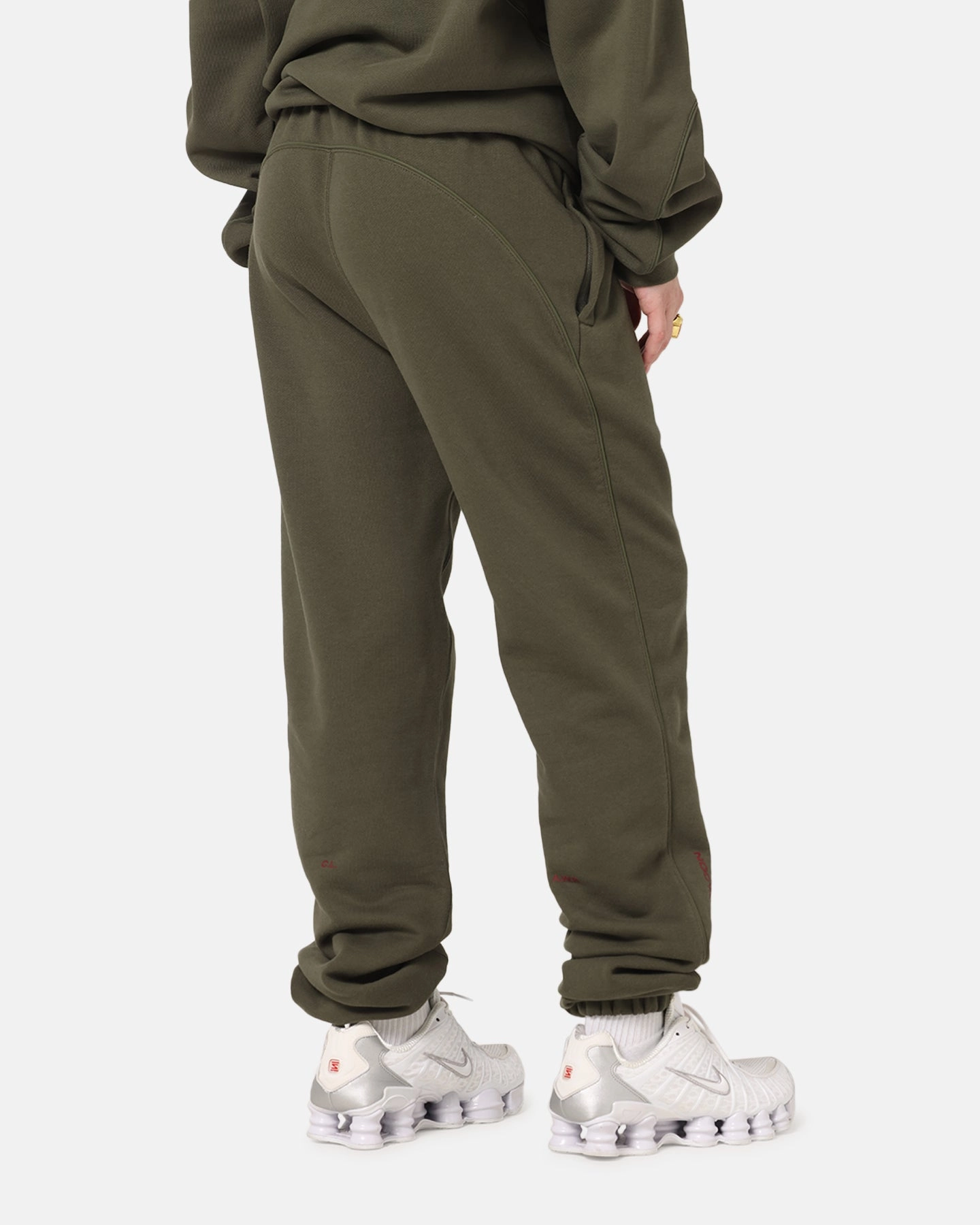 Nike Nocta Fleece CS Sweat Pants Khaki Sweat Wicking Lining
