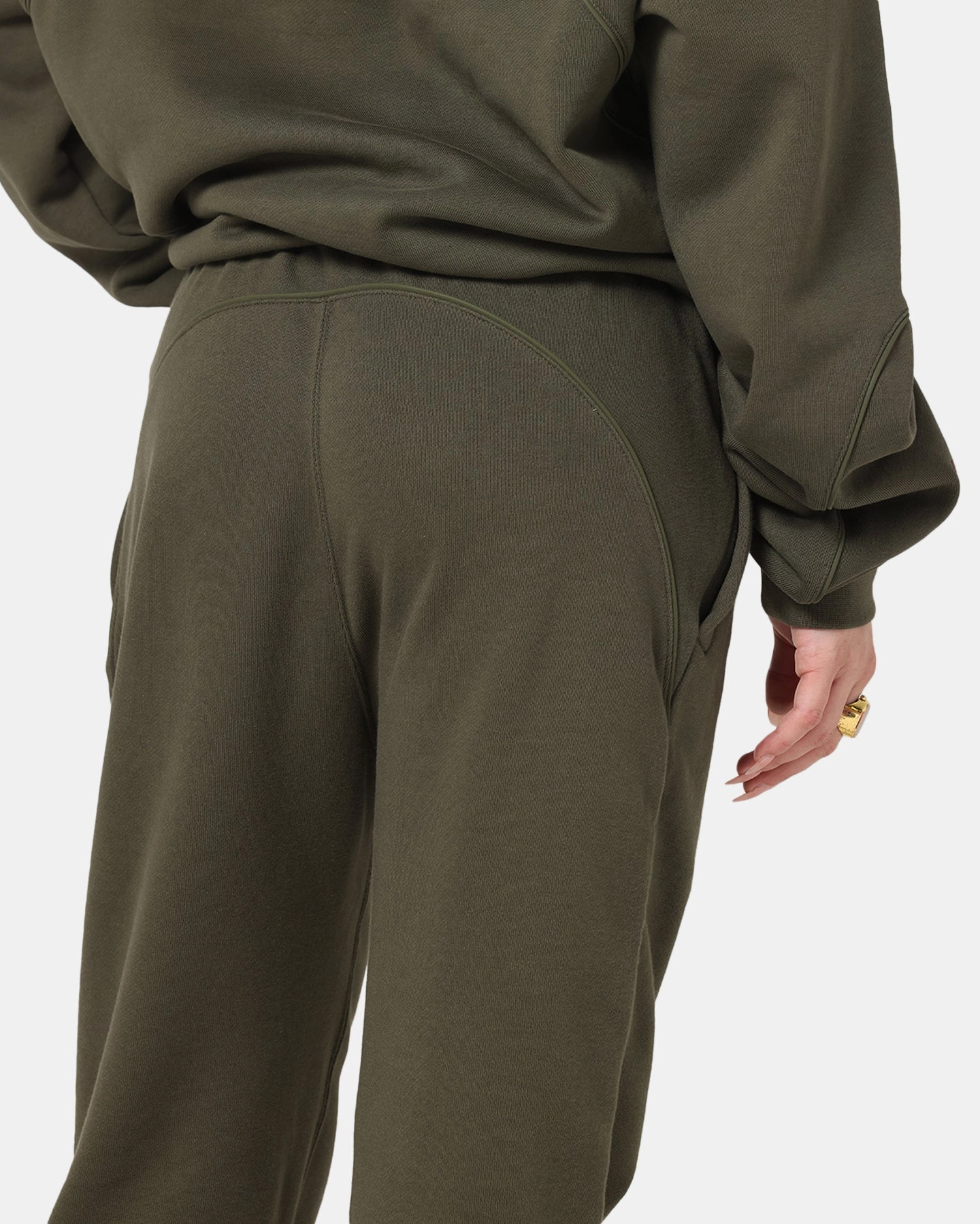 Nike Nocta Fleece CS Sweat Pants Khaki Flexible Movement Lightweight Fit