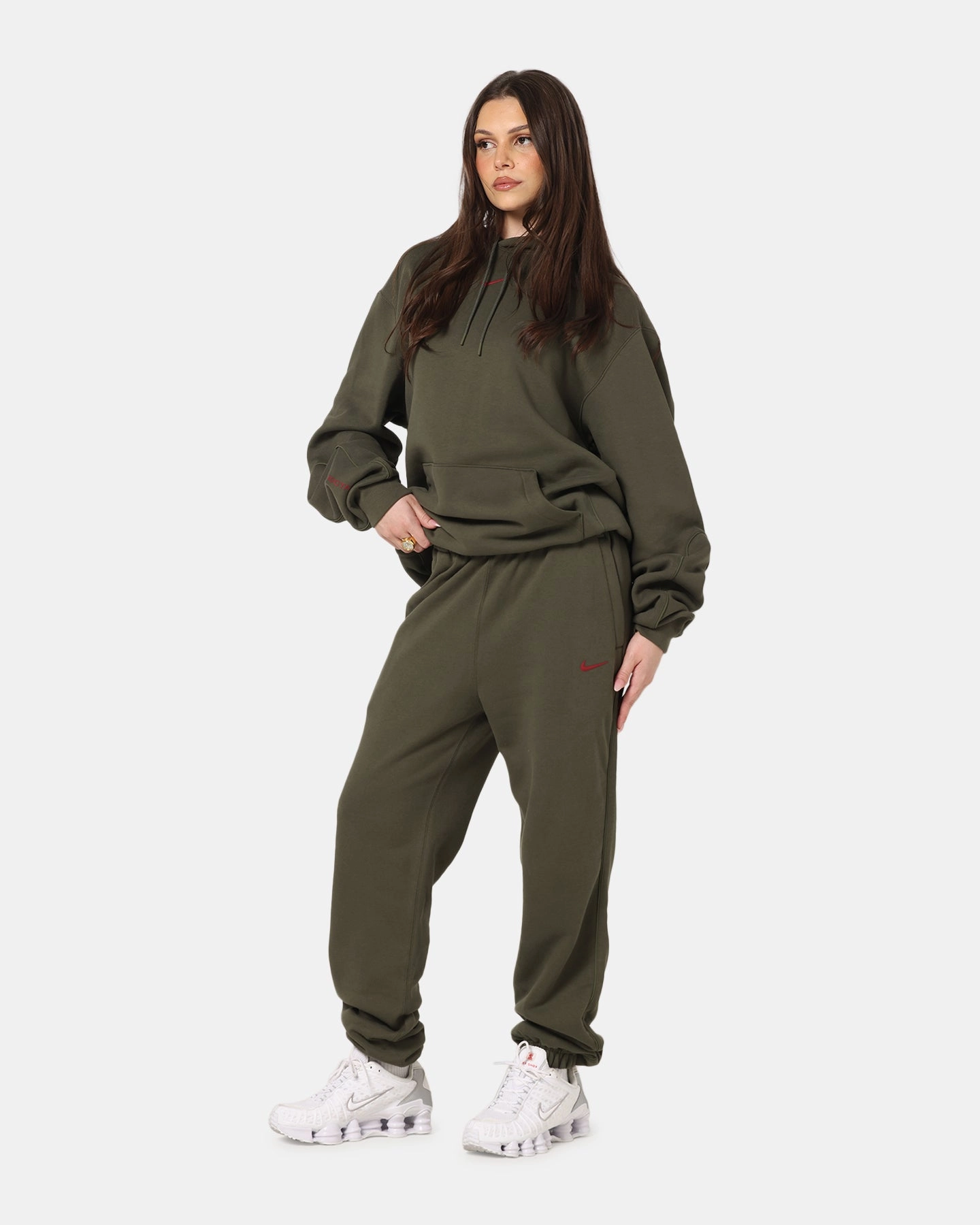 Daily Motion Relaxed Fit Nike Nocta Fleece CS Sweat Pants Khaki