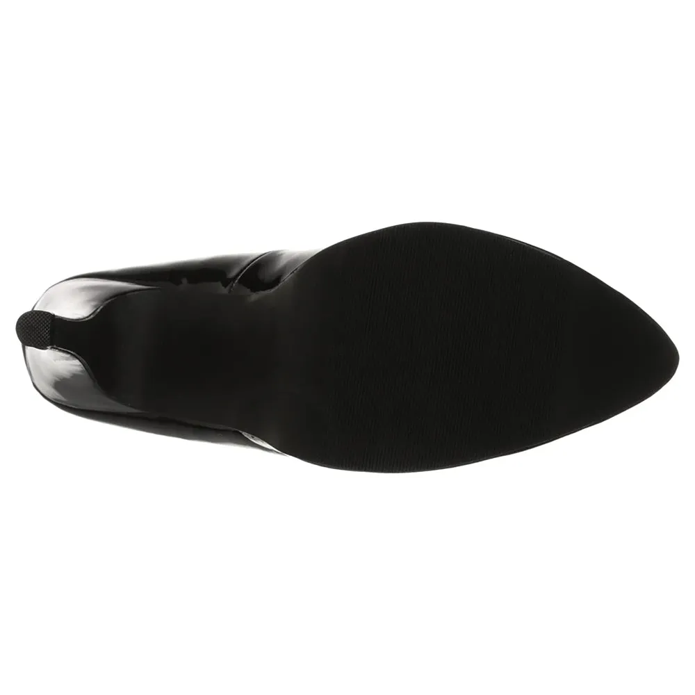 Ellie Shoes Prince 6.5" Stiletto Patent Platform Pumps - Black