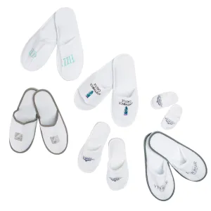 Embroidered or Printed Slippers (100)