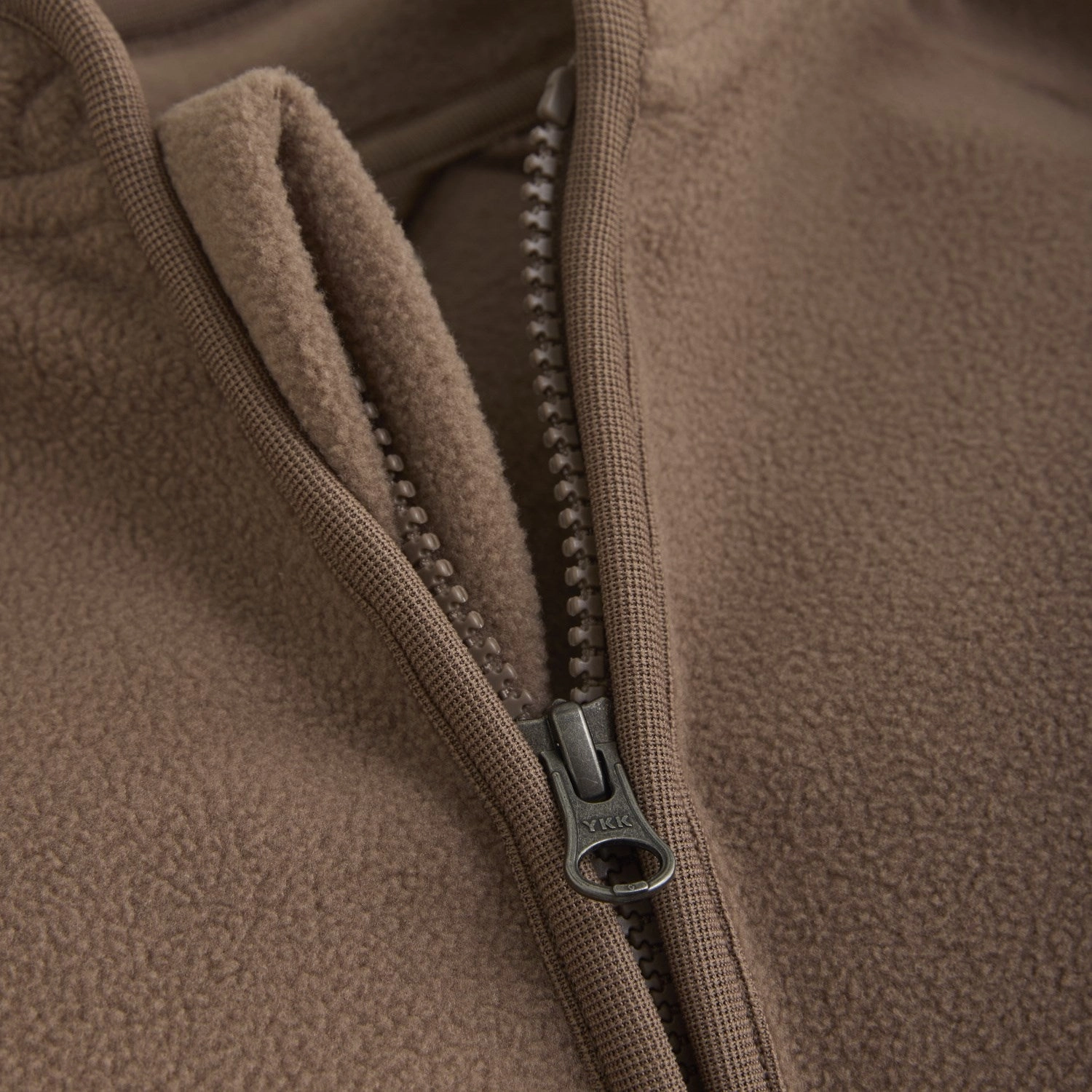En Fant Coca Mocha Jacket Fleece Layered Collar Breathable Layer