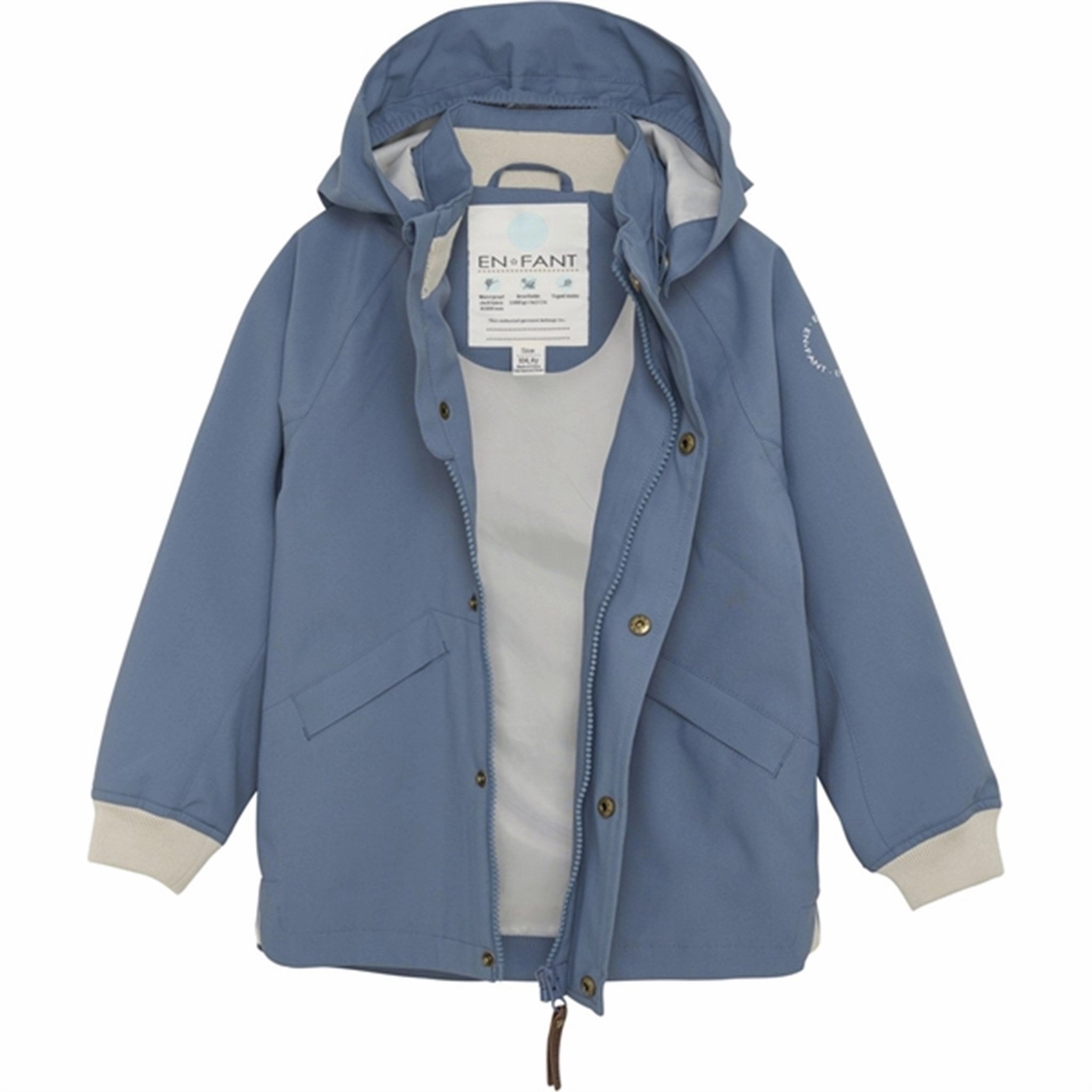 Flatlock Seam Construction En Fant Jacket China Blue