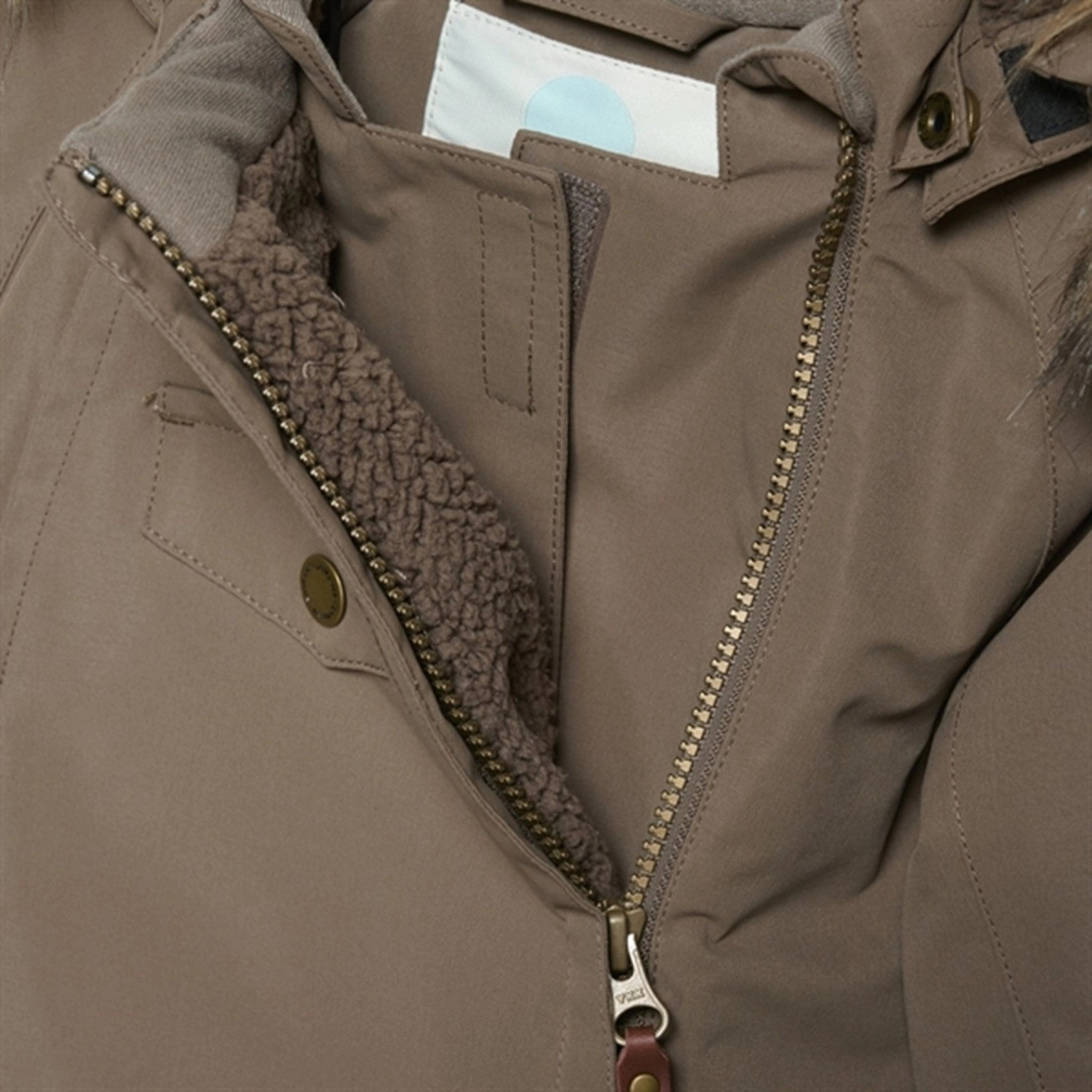 Heat Retention En Fant Jacket Solid Baby Chocolate Chip