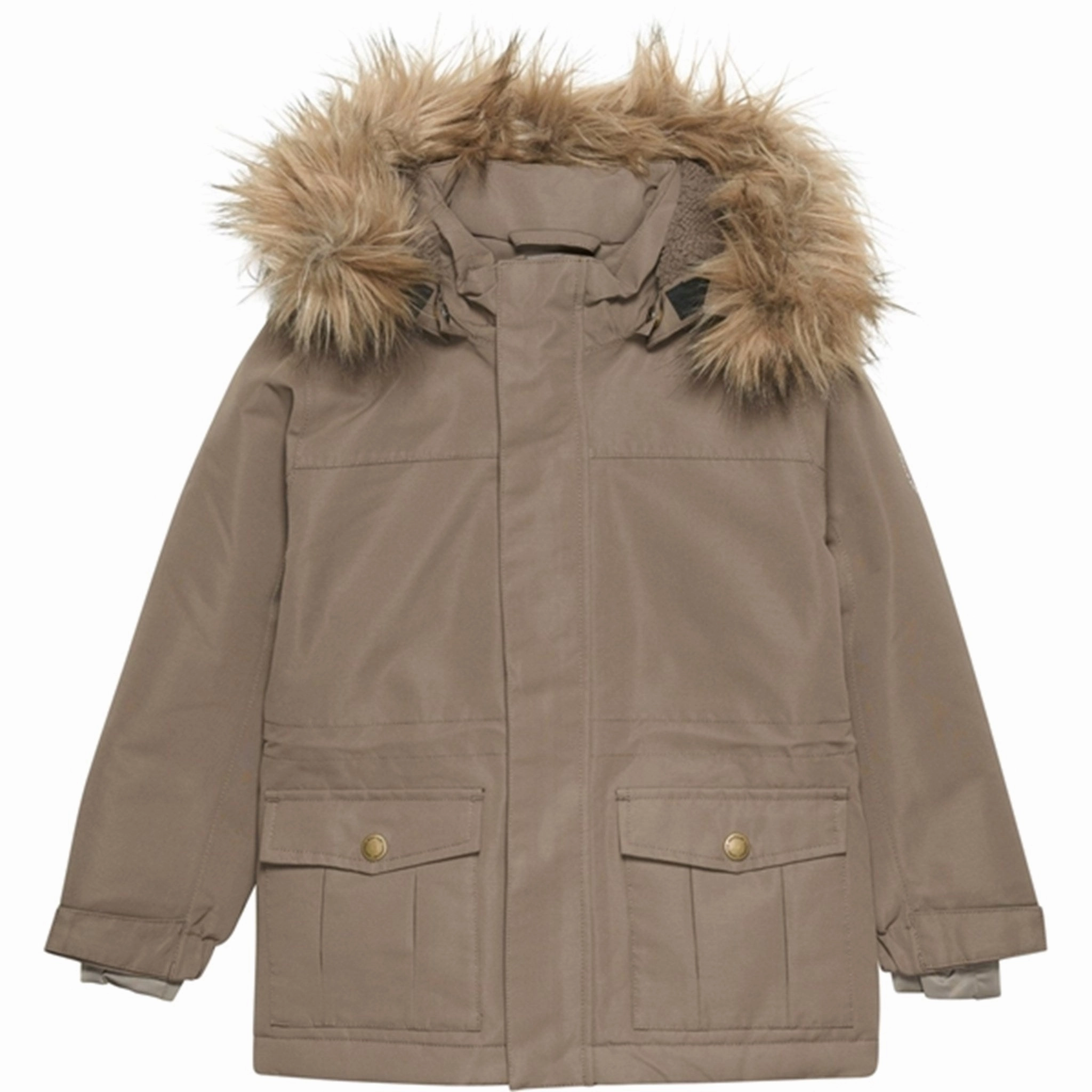 En Fant Jacket Solid Chocolate Chip UV Protective Layer