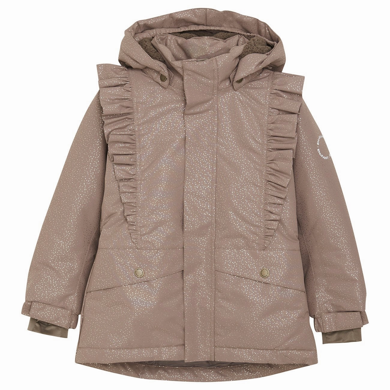 Clean Street Look En Fant Pine Bark Jacket w. Ruffles