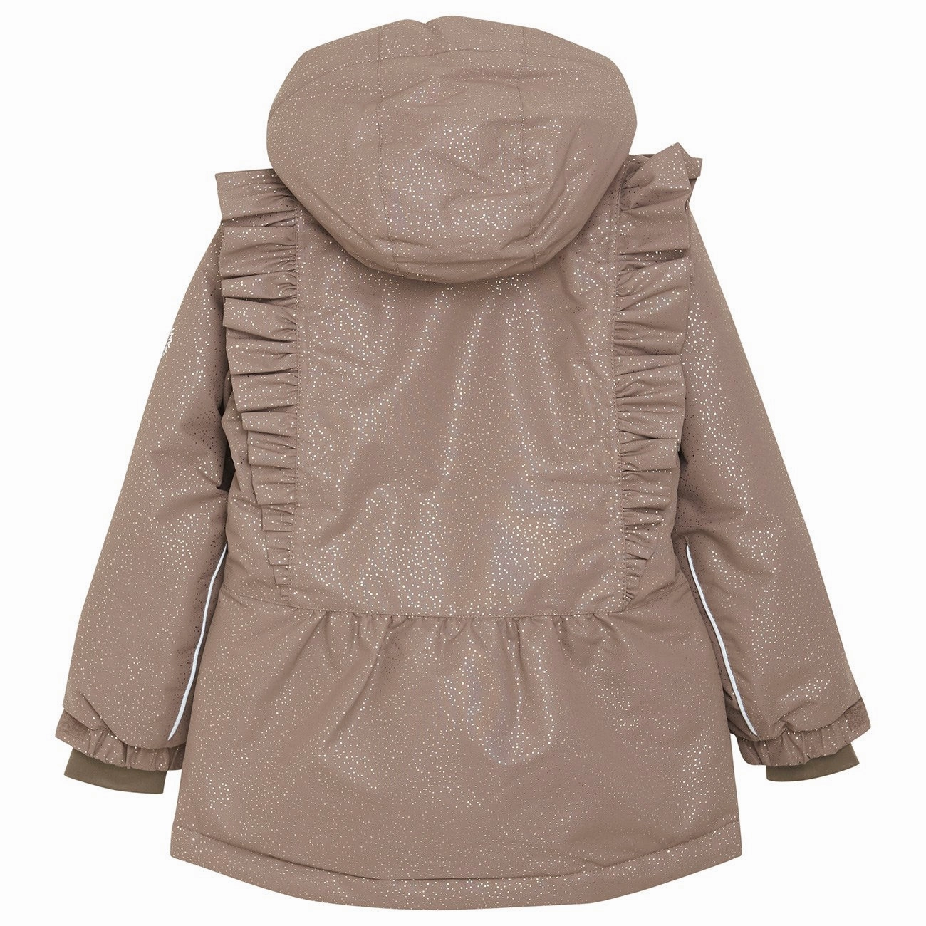 abrasion resistant coating Layered Hem Design En Fant Pine Bark Jacket w. Ruffles