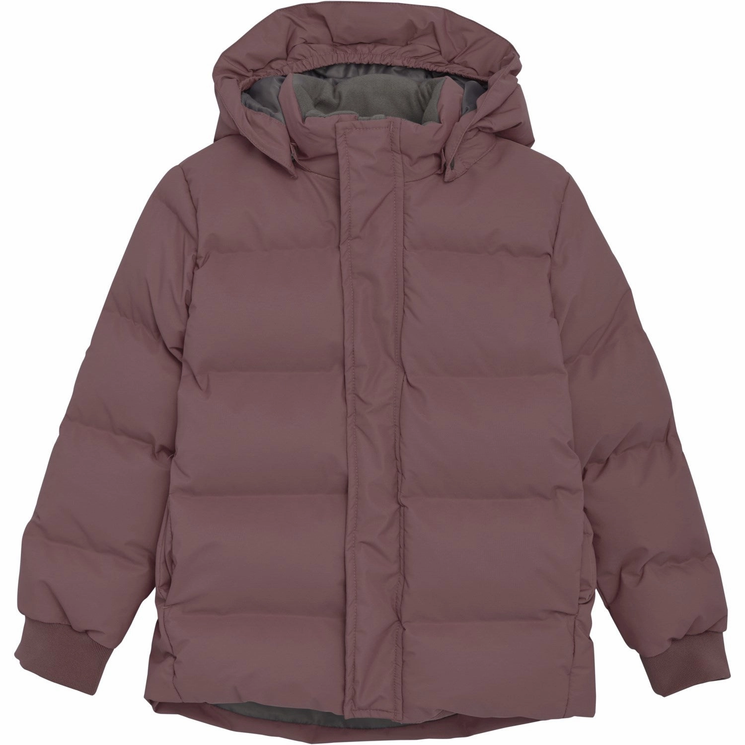 ReinforcedElasticHem En Fant Rose Taupe Jacket Quilt, Solid