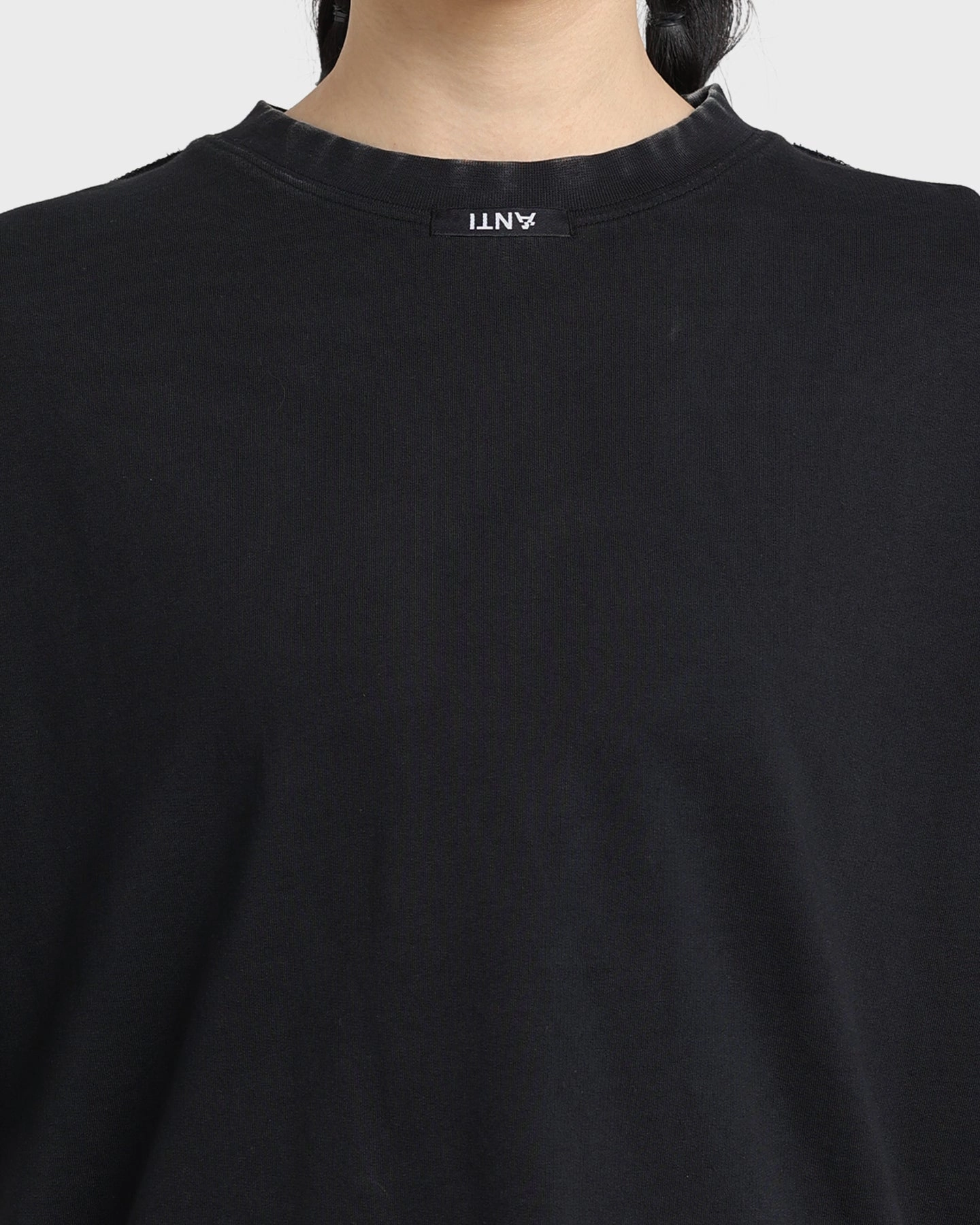 The Anti Order Anti Essential Oversized T-Shirt Black Seasonal Outfit Fresh Style Trend