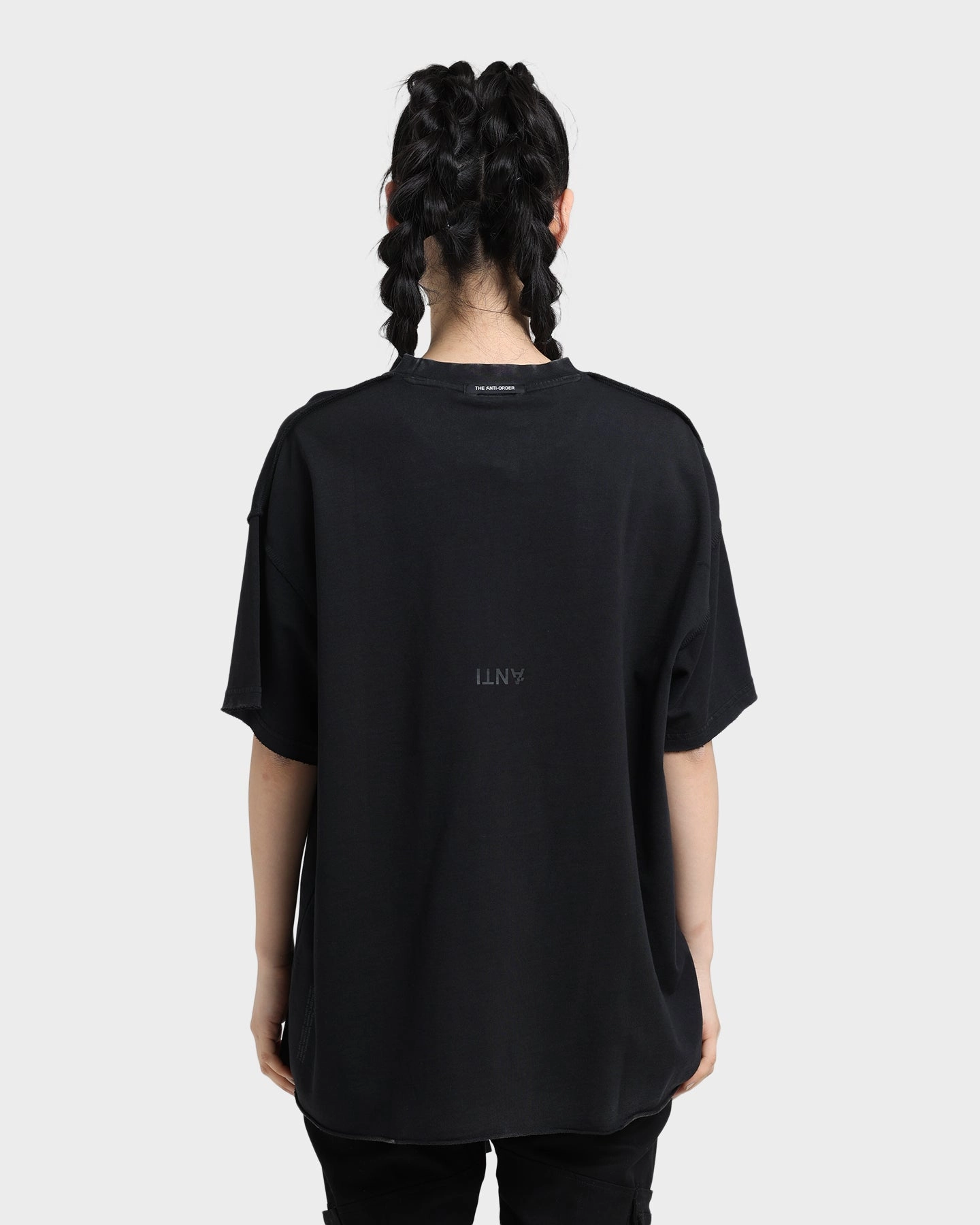 The Anti Order Anti Essential Oversized T-Shirt Black Practical Wear