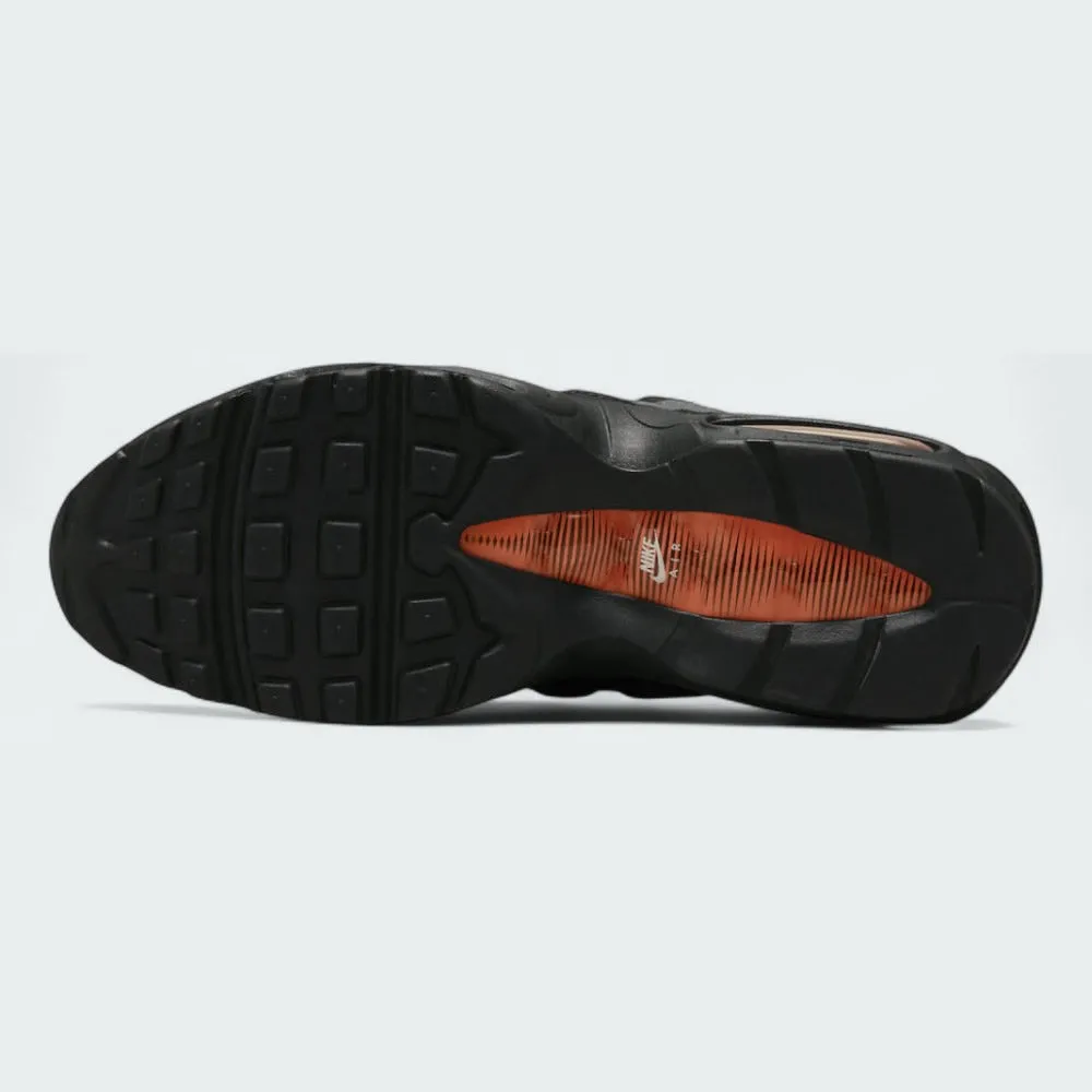 Nike Air Max 95 Black Running Shoes Men's DX2657 001 dark colors