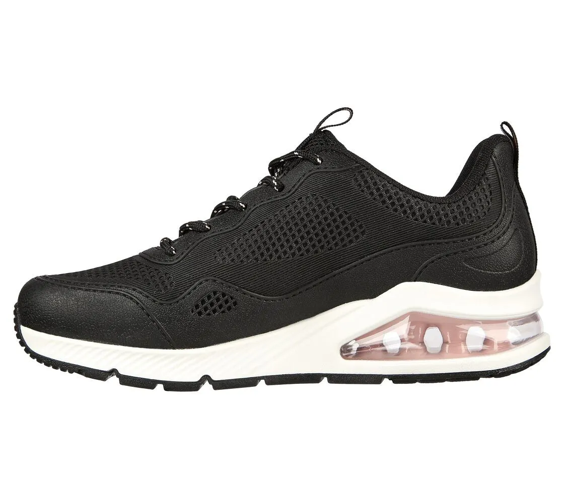 Abrasion Resistant Material running shoes for fitness buffs Skechers sneakers da donna Uno 2 Traveler 155640/BLK black