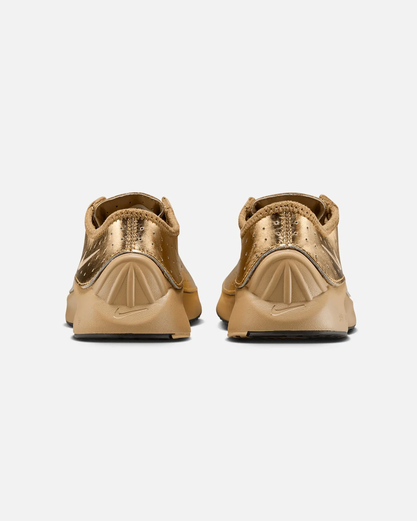 Nike Women's Air Superfly Gold/Parachute Beige Pressure Distribution Outsole day - wear shoes