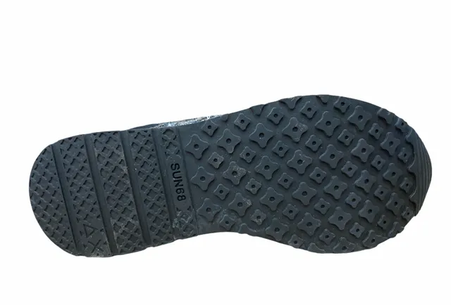 Lightweight Performance winter - resistant SUN68 scarpa sneakers da donna Kate Paillettes Z31221 4711 grigio scuro nero
