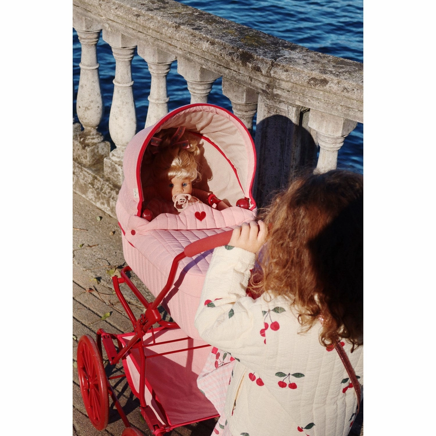 Hike Fit Konges Sl?jd Ma Grande Cerise Lunella Quilted Jacket Gots
