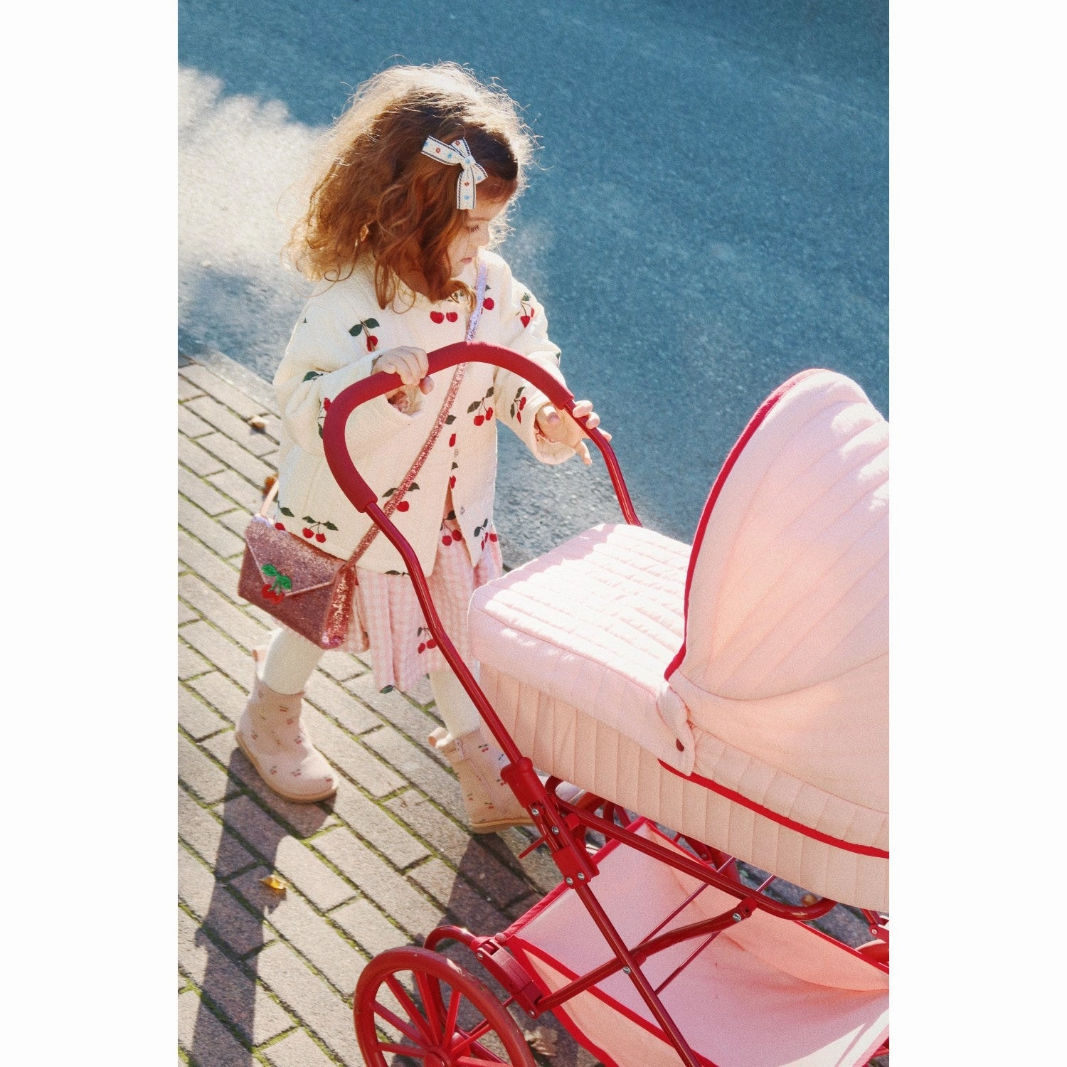 Winter Fit Konges Sl?jd Ma Grande Cerise Lunella Quilted Jacket Gots